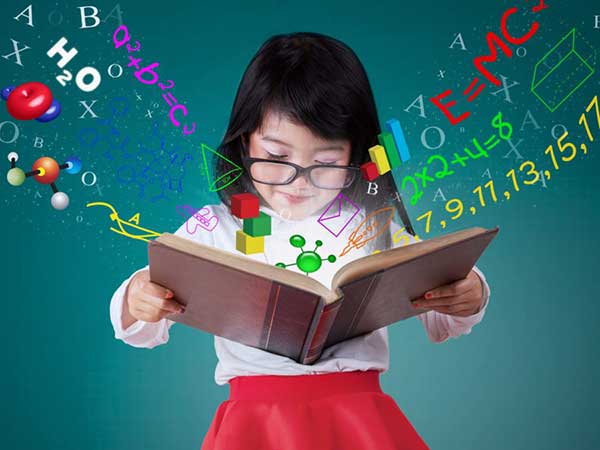 image of a child reading a book